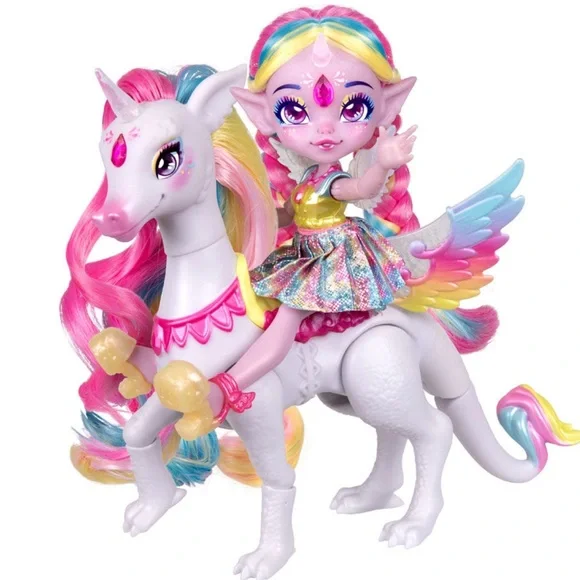 Magic Mixies Pixlings Doll with Unicorn  Large Size - Picture 4 of 5